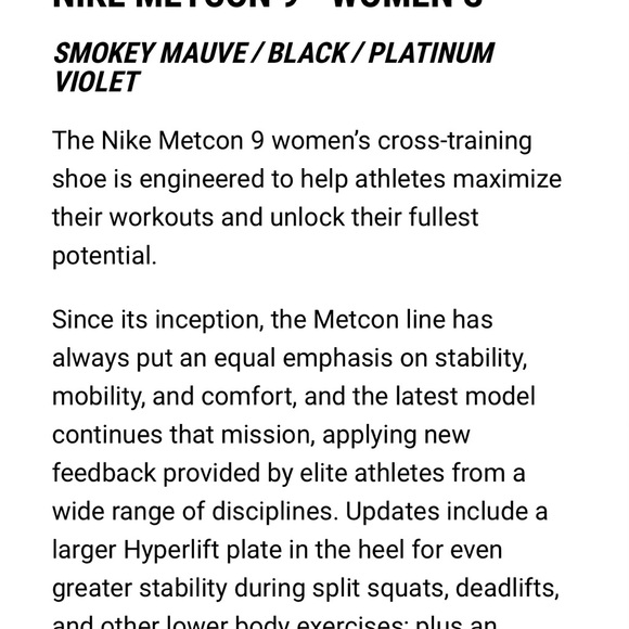 Nike Metcons 9 Womens 9.5 - Picture 6 of 6